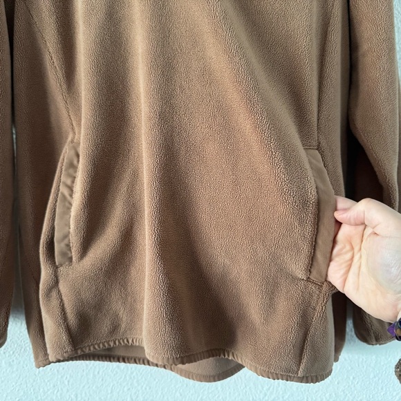 Midweight Snap Fleece Pullover Medium Brown Gorpcore Hygge 32 Degrees Heat - Picture 7 of 16